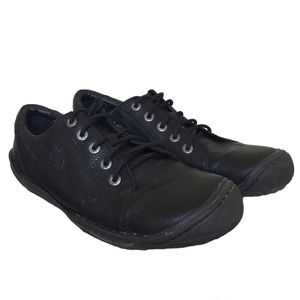 Keen Men's Denver Leather Black Shoes Size 10.5